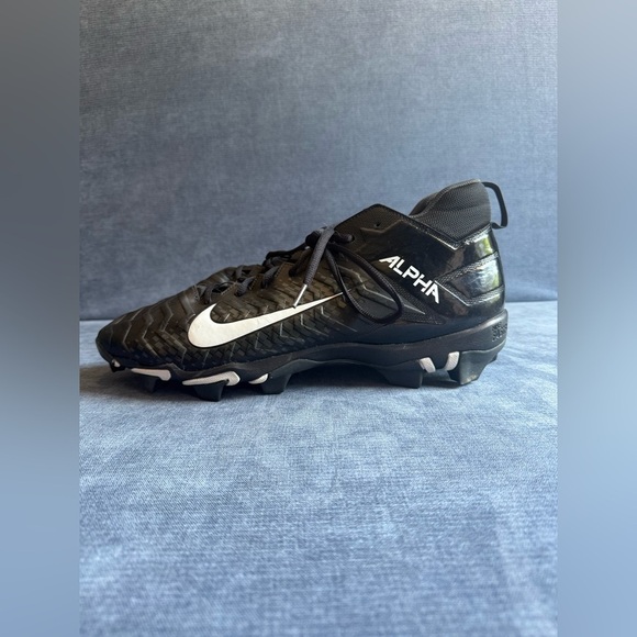 Nike Fastflex Alpha Black Lace Up Low Top Football Cleats Men’s SZ 14 Athletic main image 9
